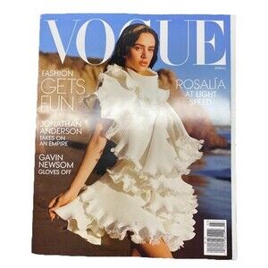 Vogue Magazine - Spring 2026 Rosalia Fashion Anderson Women Fashion Culture Issu